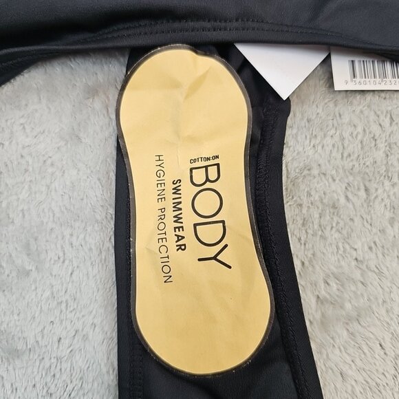 Cotton On Refined High Side Brazilian Bikini Bottoms Womens Size L Black - Picture 5 of 9